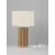 Veioza Nova Luce Natural Nau, 1xE27, alb, bej, crom