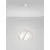 Pendul Nova Luce Natural Bora, 1xE27, D450, alb