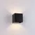 Aplica LED Mantra Davos, 12W, 3000K, 1100 lumeni, negru, IP54