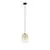 Pendul LED Nova Luce Oblo, 3W, 3000K, negru, ambra