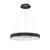 Pendul LED Nova Luce Rando Thin, 50W, 4000K, D60 cm, negru, dimabil Triac
