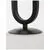Pendul Nova Luce Grus, 1xE27 max. 12W, D20 cm, Hmax 120 cm, alb opal, negru