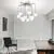 Pendul Ideal Lux Rhapsody, 12xG9, D65 cm, H56 cm, alama, alb, negru