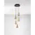 Pendul LED Nova Luce Alish, 40W, 3000K, negru, auriu , dimabil Triac