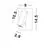 Aplica LED Nova Luce Dona, 3W, 3000K, H14.5 cm, negru
