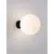 Aplica Nova Luce Spix, 1xE27 max. 12W, D20 cm, alb, antracit, IP54