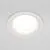 Spot fix incastrat Maytoni Slim, 1xGU10 max. 10W, alb, rotund, IP20