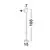 Pendul LED Nova Luce Palencia, 10W, 3000K, Hmax 160 cm, negru
