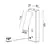 Aplica tip spot LED Mantra Tarifa III, 3W, 3000K, nichel satinat, USB type C