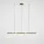 Pendul LED Maytoni Tau, 30W, 3000K, L140 cm, Hmax 150 cm, auriu, IP20
