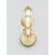 Aplica LED Nova Luce Leda, 18W, 3000K, auriu, dimabil Triac