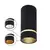 Spot fix aplicat Mantra Split, 1xGU10, H136 mm, negru
