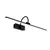 Aplica LED Mantra Paracuru, 12W, 3000K, 900 lumeni, L60 cm, negru
