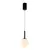 Pendul LED Mantra Puebla, 9W, 3000K, negru