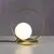 Veioza LED ACB Halo, 5W, auriu