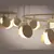Pendul LED Mantra Shell, 50W, 3000K, D86 cm, auriu