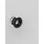 Spot LED Nova Luce Loggia, 1W, 3000K, negru, incastrat, IP44