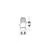 Spot fix LED Nova Luce Tiny, 2W, 2700K, D25 mm, alb, incastrat, IP65