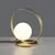 Veioza LED ACB Halo, 5W, auriu