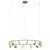 Pendul LED Mantra Shell, 50W, 3000K, D86 cm, auriu