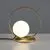 Veioza LED ACB Halo, 5W, auriu