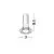 Spot fix LED Nova Luce Duran, 10W, 3000K, D70, alb, incastrat, 9052026