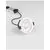 Spot mobil pentru exterior LED Nova Luce Blade, 12W, 3000K, D90, alb, IP65