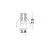 Spot fix LED Nova Luce Doue Compact, 8W, 2700K, D38 mm, alb, incastrat
