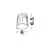 Spot fix LED Nova Luce Talus, 10W, 3000K, D60 mm, alb, incastrat, IP44