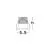 Spot fix LED Nova Luce Blade, 9W, 3000K, D55 mm, alb, incastrat, IP65