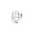 Spot fix LED Nova Luce Cirrus, 13W, 3000K, D73 mm, negru, incastrat, IP44, 9030666