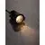 Spot fix LED Nova Luce Blade, 9W, 3000K, D55 mm, negru, incastrat, IP65