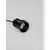 Spot fix LED Nova Luce Praet, 6W, 3000K, D39 mm, negru, incastrat, IP44