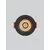Spot fix LED Nova Luce Feller, 15W, 2700K, D66 mm, negru, incastrat