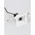Rama spot fix LED Nova Luce Doue Modular, patrat, alb