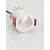 Spot fix LED Nova Luce Feller, 10W, 2700K, D54 mm, alb, incastrat