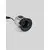 Spot fix LED Nova Luce Sanco, 10W, 2700K, 681 lm, D60 mm, negru, incastrat
