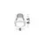 Spot fix LED Nova Luce Glyce, 12W, 2700K, D60 mm, negru, incastrat