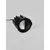 Spot fix LED Nova Luce Cirrus, 13W, 3000K, D73 mm, negru, incastrat, IP44, 9030666