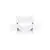 Inel spot fix LED Nova Luce Homer, L74 mm, patrat, alb