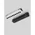 Spot mobil LED Nova Luce Canon, 14W, 3000K, L217 mm, negru, incastrat