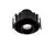 Spot mobil LED Nova Luce Pulse, 10W, 3000K, D92 mm, negru, semi-incastrat