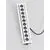 Spot mobil LED Nova Luce Gono, 15W, 3000K, L215 mm, alb, incastrat