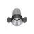Spot fix LED Nova Luce Homer, 15W, 3000K, D74 mm, negru-gri, incastrat