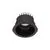 Spot fix LED Nova Luce Carpo, 20W, 3000K, D115 mm, negru, incastrat