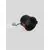 Spot fix LED Nova Luce Helio, 14W, 2700K, D85 mm, negru, incastrat
