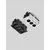 Spot mobil LED Nova Luce Canon, 6W, 3000K, L77 mm, negru, incastrat