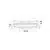 Spot fix LED Nova Luce Akira, 11W, 3000K, L143 mm, alb-negru, Trimless, incastrat