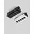 Spot mobil LED Nova Luce Canon, 8W, 3000K, L117 mm, alb, incastrat