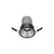 Spot fix LED Nova Luce Homer, 15W, 3000K, D85 mm, negru-gri, incastrat